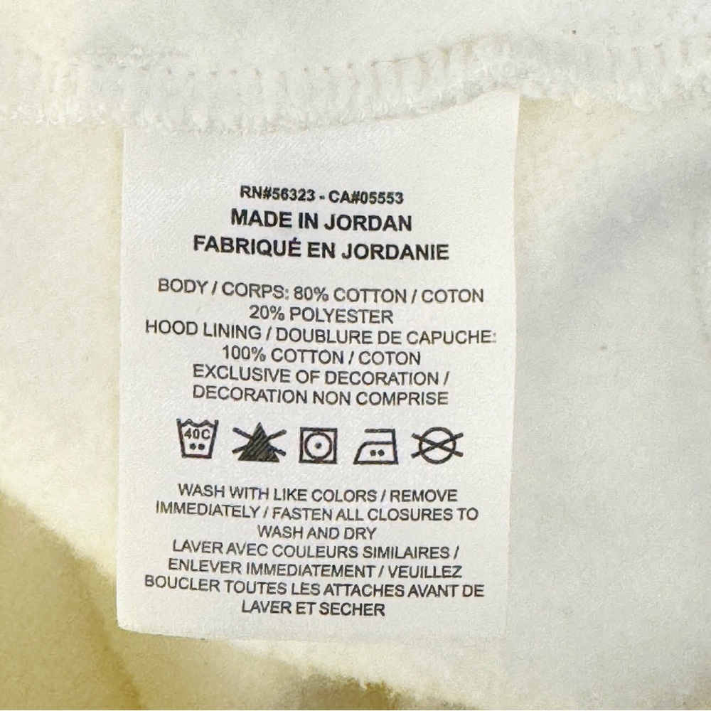 NIKE Men’s Zip Hoodie White Jacket Sz Small - Picture 10 of 12
